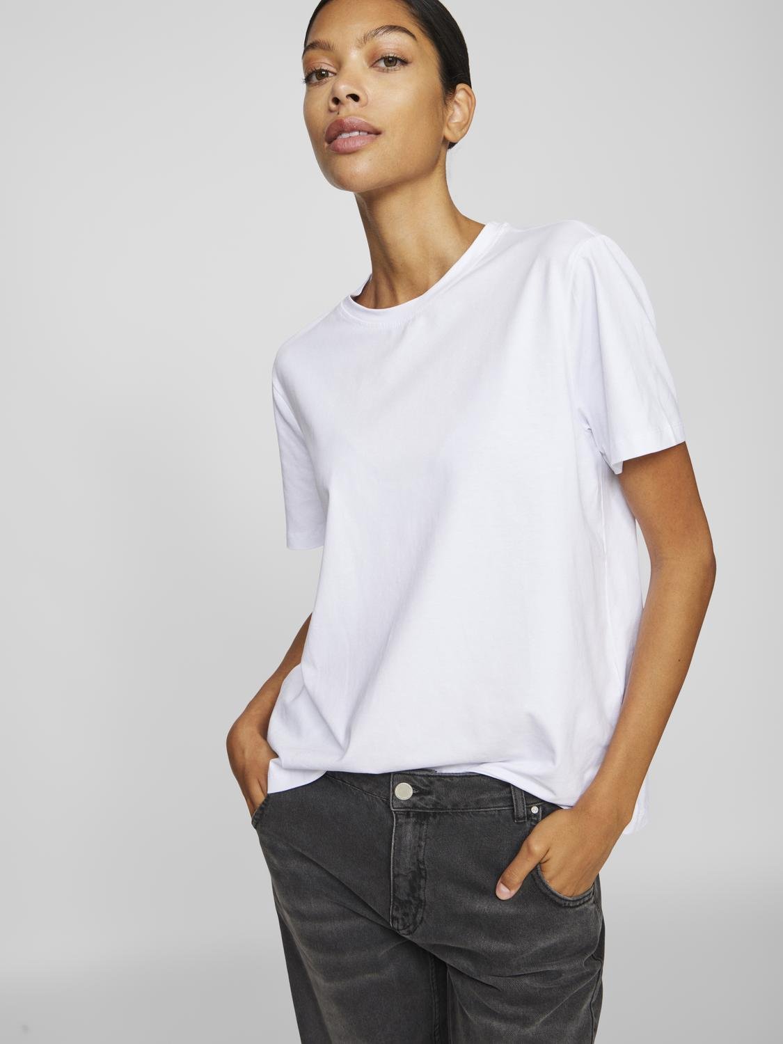 VINORA T-Shirt - Bright White - VERO MODA & VILA Bergvik